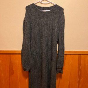 Ribbed Knit Sweater Dress